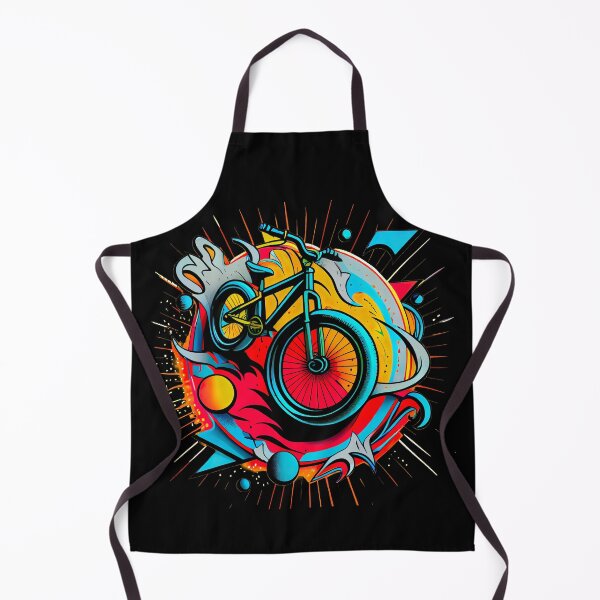 Item preview, BMX graphics with a mix of colorful and simple forms, in a tattoo and pop-art inspired by the look of cartoons (2) designed and sold by TourDePassion.