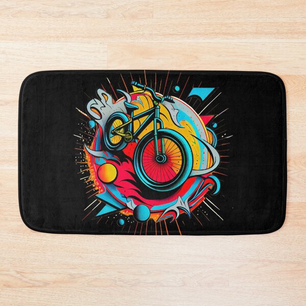 Item preview, BMX graphics with a mix of colorful and simple forms, in a tattoo and pop-art inspired by the look of cartoons (2) designed and sold by TourDePassion.