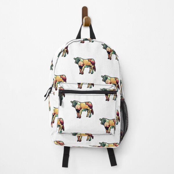 Item preview, Abstract pattern Tarentaise Cattle Cow silhouette sticker designed and sold by FarmsteadAcers.