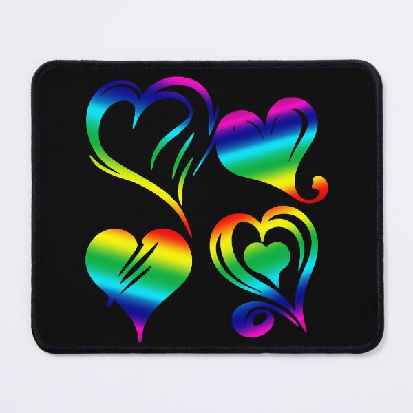 Item preview, Hearts. Rainbow version designed and sold by RetroNeon.