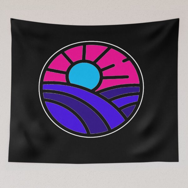 Item preview, Sunshine Over The Hills Black Apparel Design 2 designed and sold by PastyDesigns.