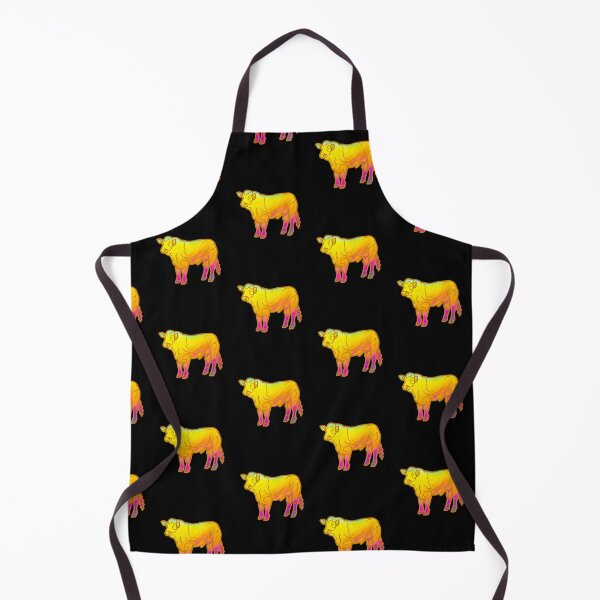 Item preview, Tarentaise Cattle Bright and colorful Cow silhouette sticker designed and sold by FarmsteadAcers.