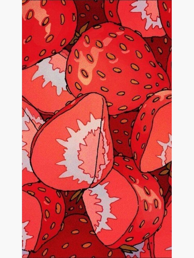 Discover Strawberries Premium Matte Vertical Poster