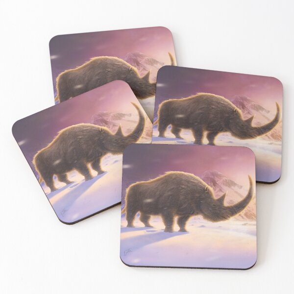 Item preview, Woolly rhinoceros (woolly rhinoceros) designed and sold by paleoarteymas.