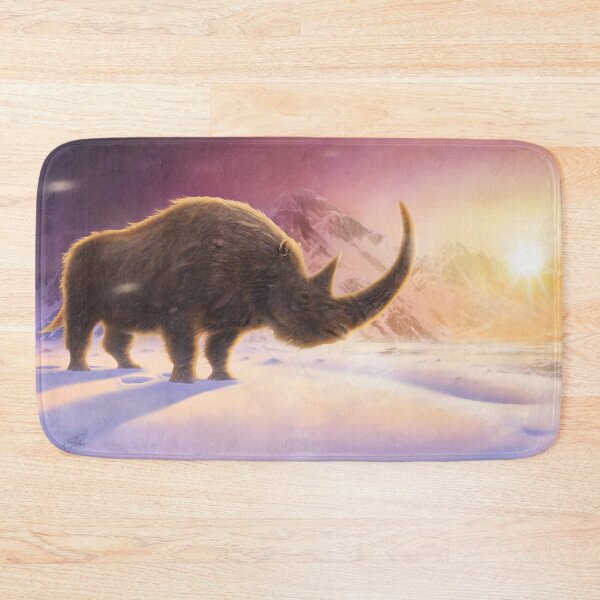Item preview, Woolly rhinoceros (woolly rhinoceros) designed and sold by paleoarteymas.