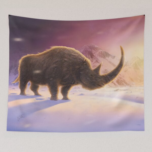 Item preview, Woolly rhinoceros (woolly rhinoceros) designed and sold by paleoarteymas.