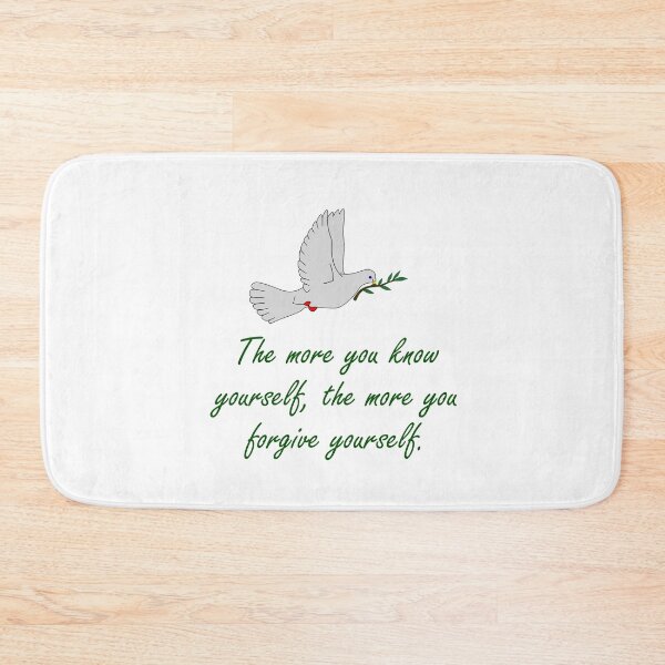 Item preview, The More You Know Yourself - Forgiveness Quotes designed and sold by CrankyOldDude.