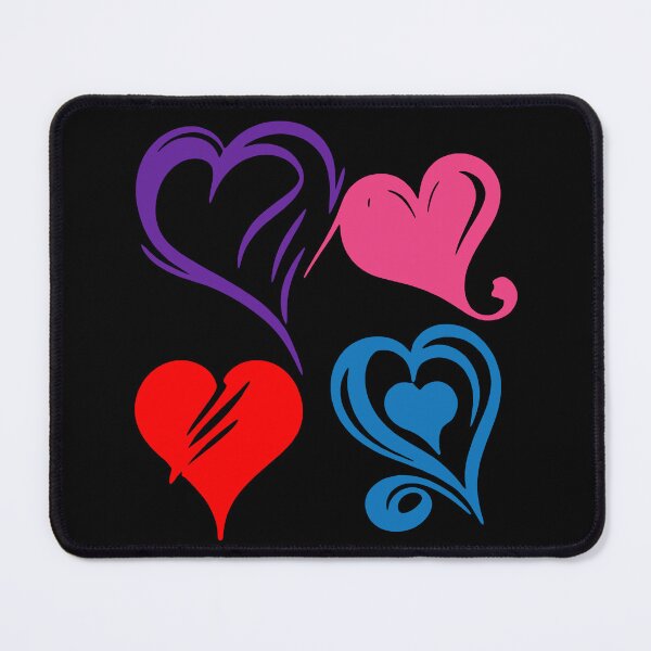 Item preview, Hearts. Multicolor version  designed and sold by RetroNeon.