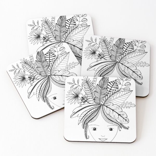Item preview, Leaf Hair Girl designed and sold by DianaGuy.