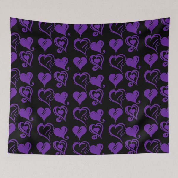 Item preview, Hearts. Purple version  designed and sold by RetroNeon.