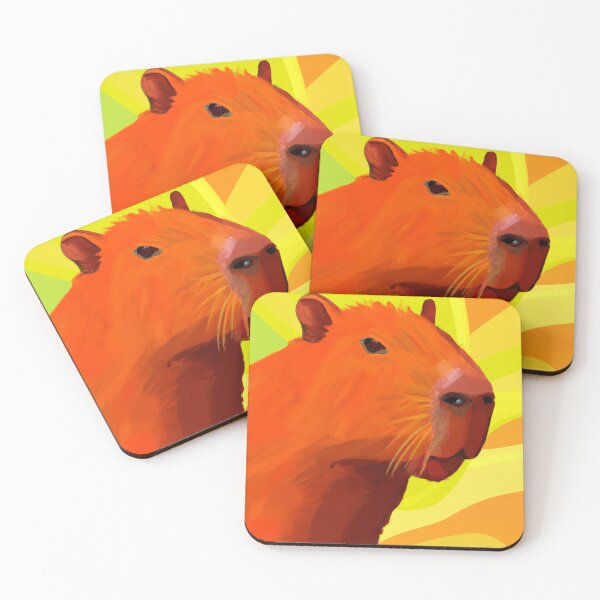 Item preview, The Stoic Capybara designed and sold by CatPaintStore.