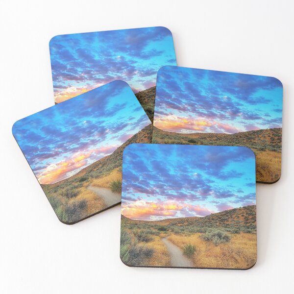 Item preview, Sunset in the Boise Idaho Foothills - hiking designed and sold by gingy20.