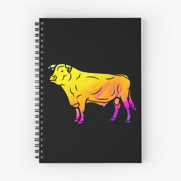 Item preview, Old Gloucester Cattle Bright and colorful Cow silhouette sticker designed and sold by FarmsteadAcers.