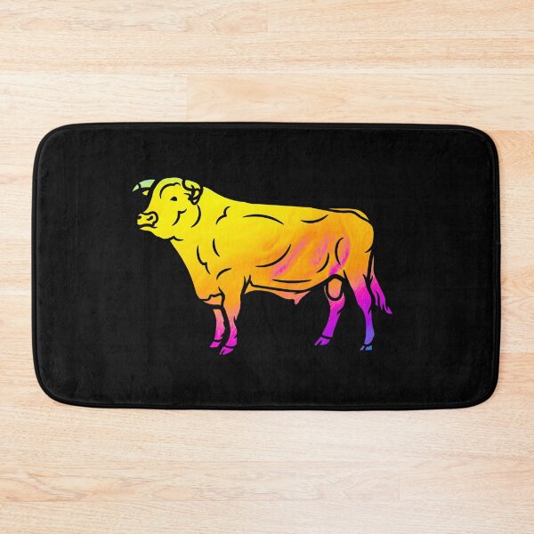 Item preview, Old Gloucester Cattle Bright and colorful Cow silhouette sticker designed and sold by FarmsteadAcers.