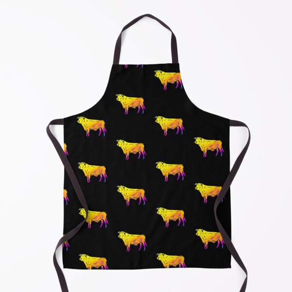 Item preview, Old Gloucester Cattle Bright and colorful Cow silhouette sticker designed and sold by FarmsteadAcers.