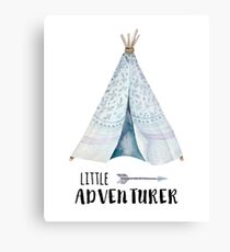 little adventurer Canvas Print