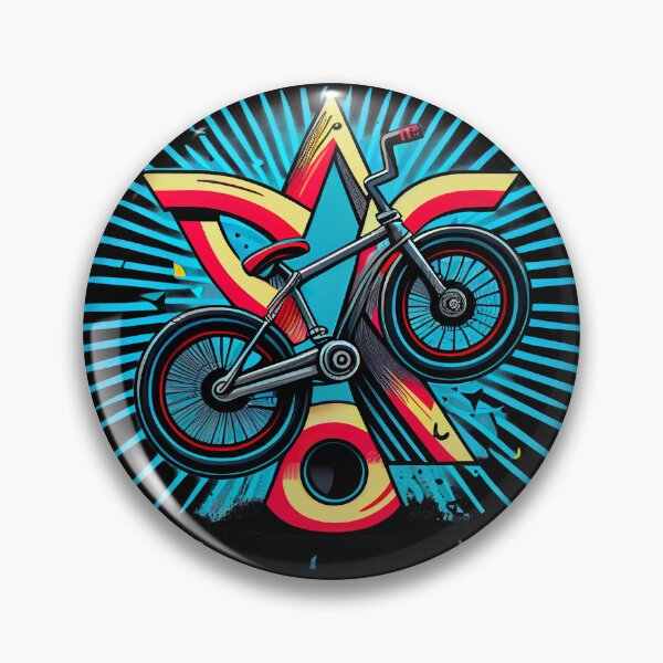 Item preview, BMX graphics with a mix of colorful and simple forms, in a tattoo and pop-art inspired by the look of cartoons (5) designed and sold by TourDePassion.