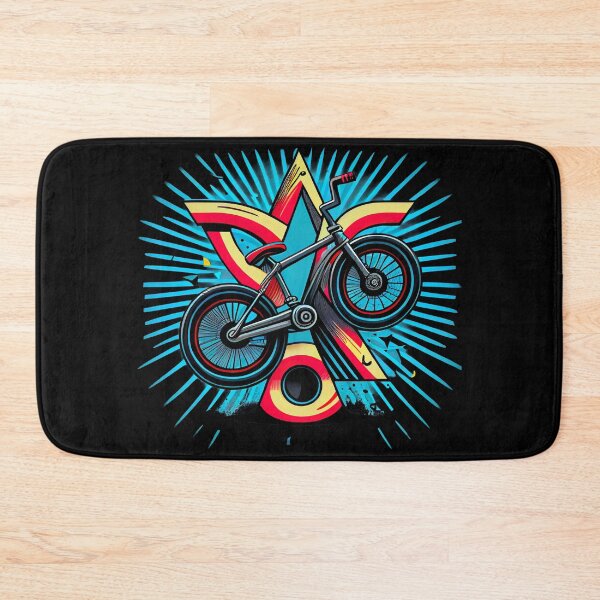 Item preview, BMX graphics with a mix of colorful and simple forms, in a tattoo and pop-art inspired by the look of cartoons (5) designed and sold by TourDePassion.