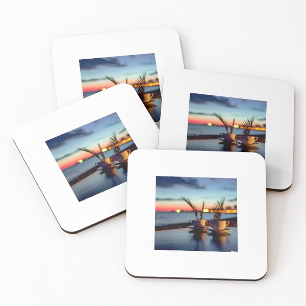Item preview, Coffee at sunset designed and sold by VibrantThemes.