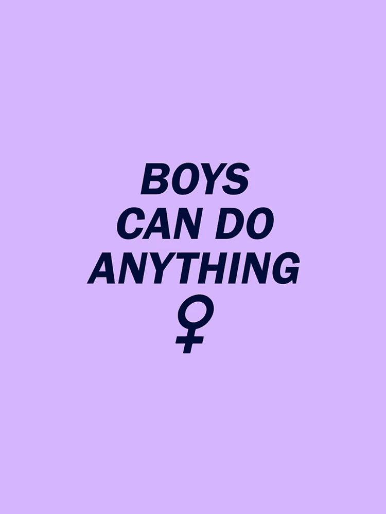 Thumbnail 4 of 4, iPhone Case, BOYS CAN DO ANYTHING ♀, blue designed and sold by gardengrease.