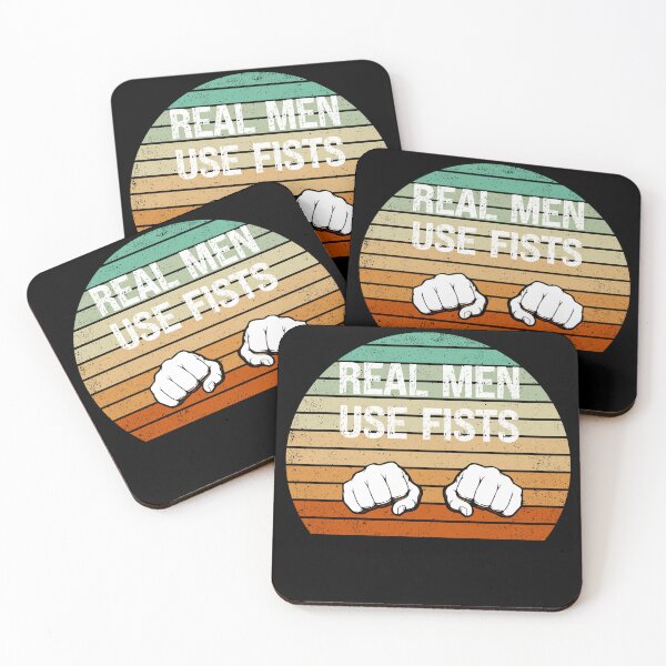 Item preview, Real Men Use Fists designed and sold by vaxiek.