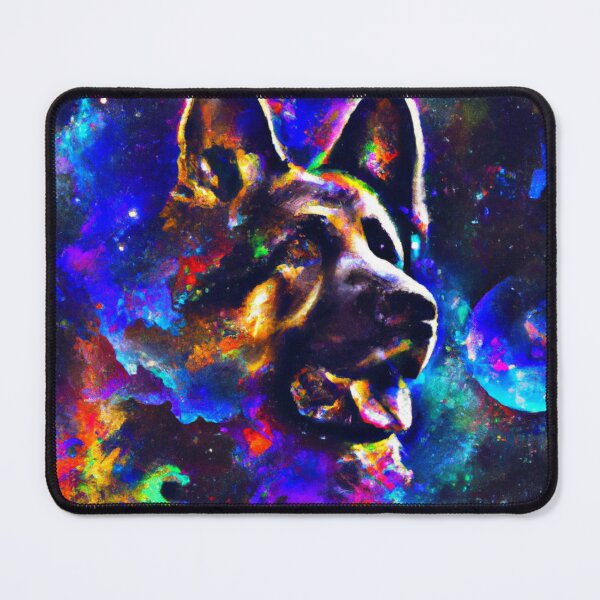 Item preview, A galactic german shepherd design. Cosmic German Shepherd designed and sold by Doggymadness.
