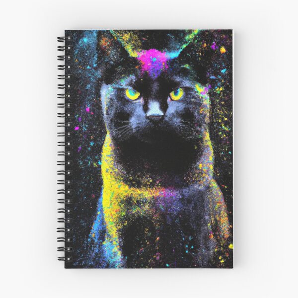 Item preview, Black Cat with Colored Powder designed and sold by patrikkoncz.