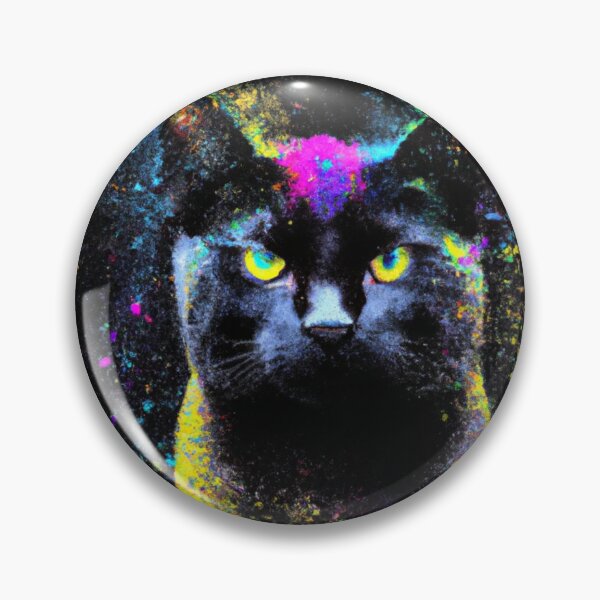 Item preview, Black Cat with Colored Powder designed and sold by patrikkoncz.
