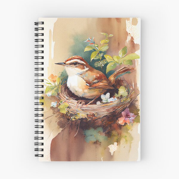 Item preview, Carolina Wren watercolor print designed and sold by Patrick Edwards.