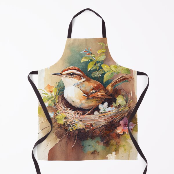 Item preview, Carolina Wren watercolor print designed and sold by Patrick Edwards.