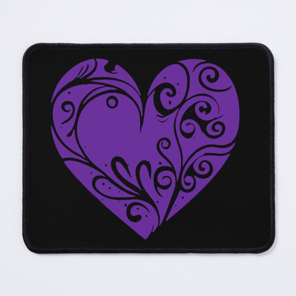Item preview, Decorated Hearts. Purple version designed and sold by RetroNeon.