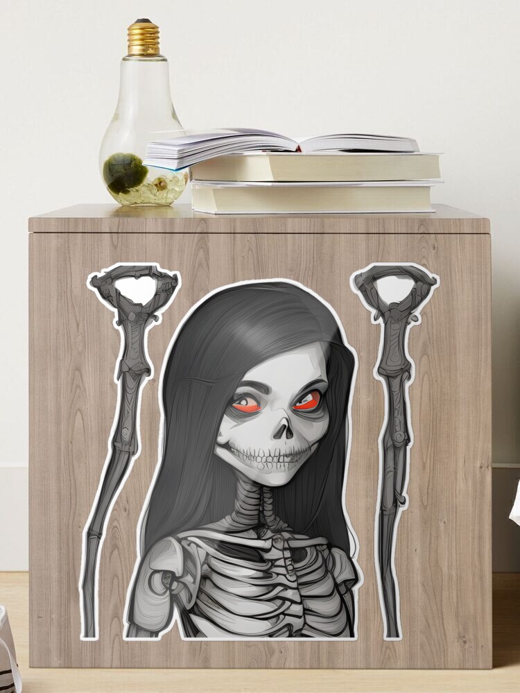 Skull Witch and Ghostie Reusable Sticker Books by Constanzzze — Kickstarter
