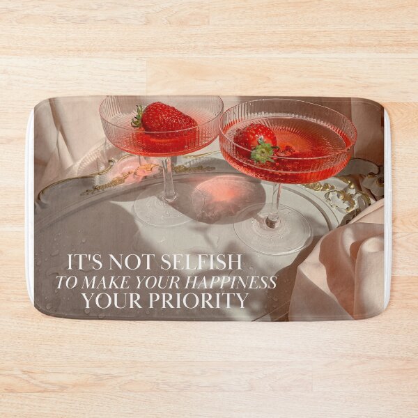 Item preview, It's Not Selfish To Make Your Happiness Your Priority Print  designed and sold by Femme Pastel Collective.