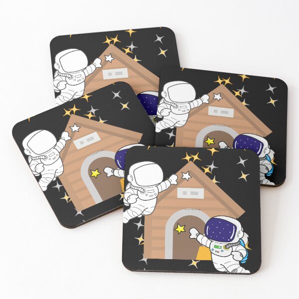 Item preview, Astronauts and a Doghouse in Space designed and sold by Rachel July.
