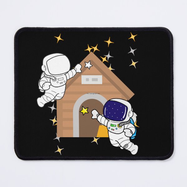 Item preview, Astronauts and a Doghouse in Space designed and sold by Rachel July.