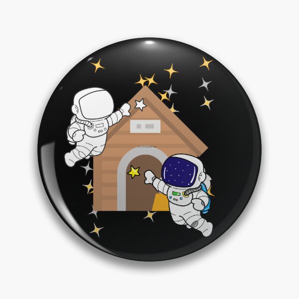 Item preview, Astronauts and a Doghouse in Space designed and sold by Rachel July.