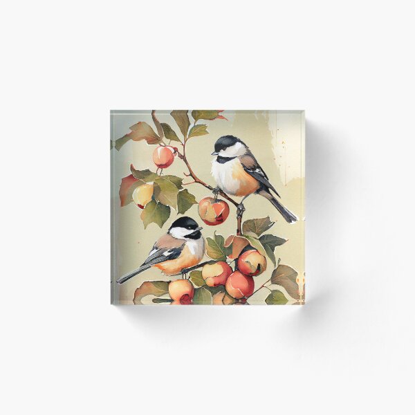 Item preview, Watercolor Chickadee print designed and sold by Patrick Edwards.