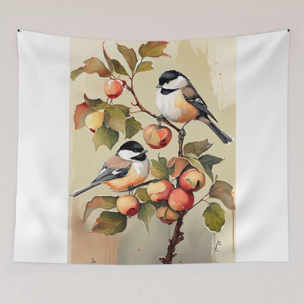 Item preview, Watercolor Chickadee print designed and sold by Patrick Edwards.