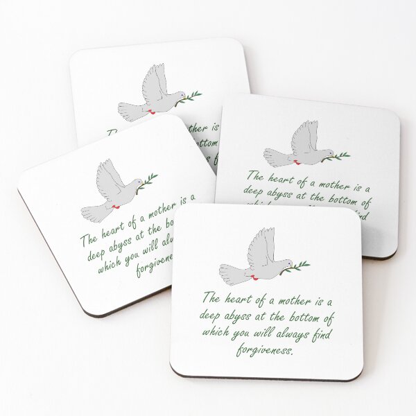 Item preview, The Heart Of A Mother - Forgiveness Quotes designed and sold by CrankyOldDude.