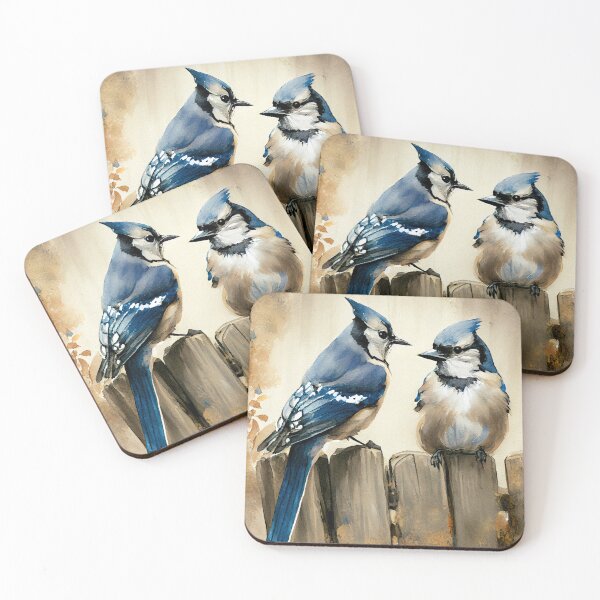 Item preview, Blue Jay watercolor print designed and sold by Patrick Edwards.