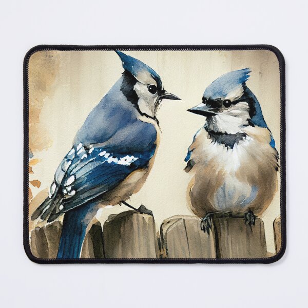 Item preview, Blue Jay watercolor print designed and sold by Patrick Edwards.