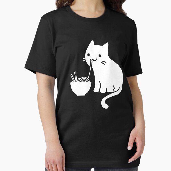 Artikel-Vorschau von Nette Katze, die Ramen isst, designt und verkauft von Jam Jar.