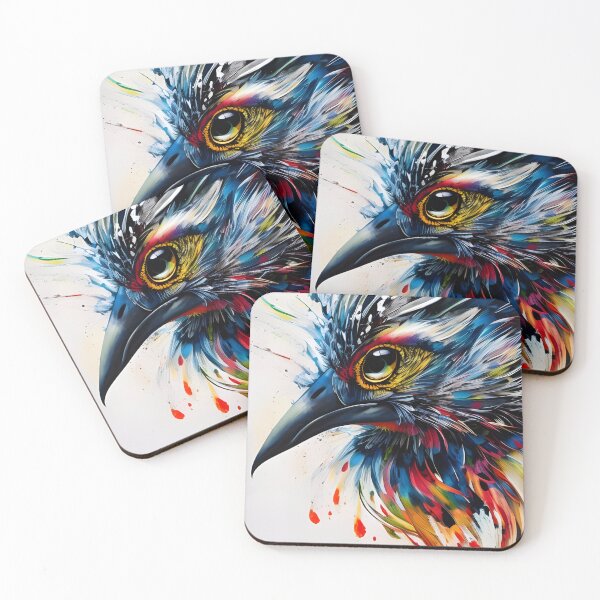 Item preview, Colourful Tropical Bird Artwork designed and sold by ambyai.