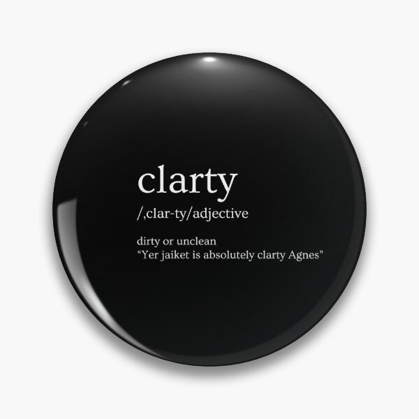 Item preview, Funny Scottish Dictionary- clarty designed and sold by RektRepublic.