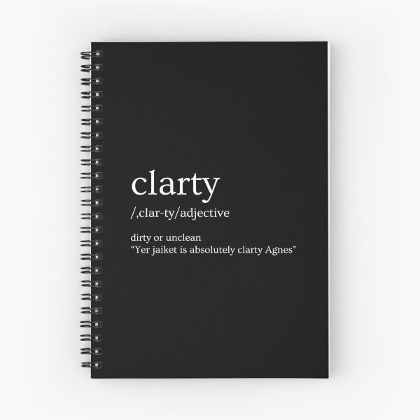 Item preview, Funny Scottish Dictionary- clarty designed and sold by RektRepublic.