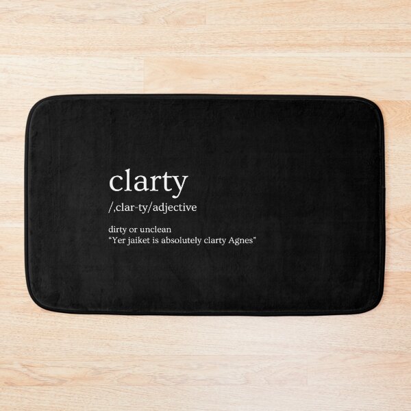 Item preview, Funny Scottish Dictionary- clarty designed and sold by RektRepublic.