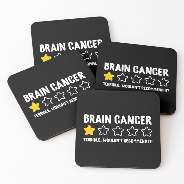 Item preview, Brain Cancer Terrible Wouldn't Recommend It! - Funny Brain Cancer Survivor designed and sold by T-shirt For You.