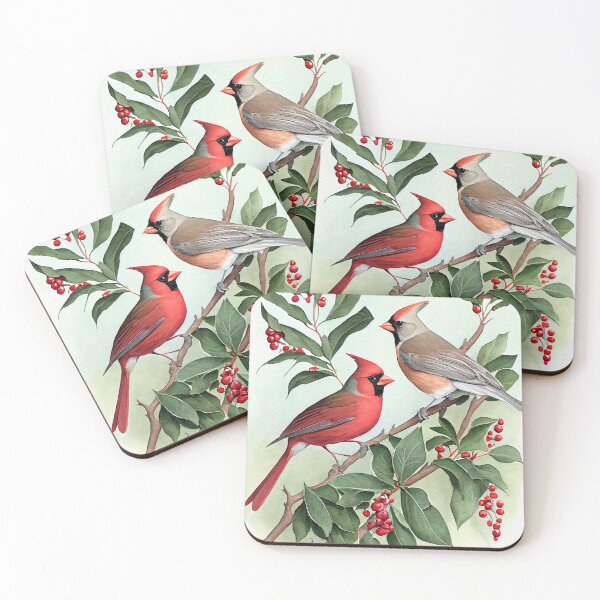 Item preview, Cardinal watercolor print designed and sold by Patrick Edwards.