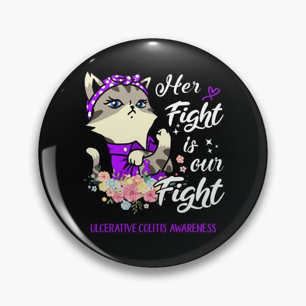 Item preview, Ulcerative Colitis Awareness - Her Fight is our Fight designed and sold by RekaJoJo.