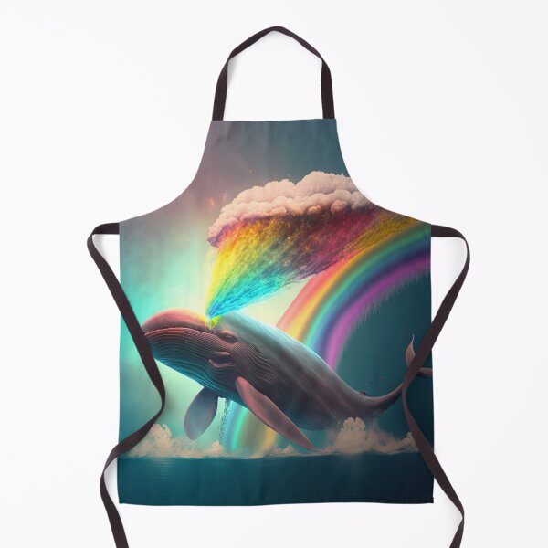 Artikelvorschau, Regenbogen-glücklicher Wal im bunten Ozean entworfen und verkauft von AdamesArtStudio.